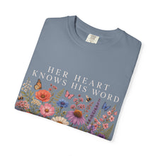 Load image into Gallery viewer, Floral Meadow T-Shirt Psalm 119:11 — Wildflower Garden Graphic Tee