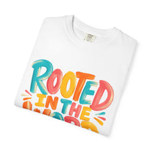 Load image into Gallery viewer, Rooted in the Word T-Shirt — Colorful Faith Graphic Tee