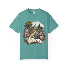 Load image into Gallery viewer, Vintage Church, Books & Floral Faith Tee
