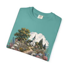 Load image into Gallery viewer, Vintage Church, Books & Floral Faith Tee