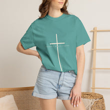 Load image into Gallery viewer, Gold Cross Isaiah 43:1 T-Shirt — Christian Faith Tee