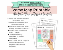 Load image into Gallery viewer, Verse Map Printable - Translation Focused