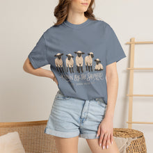 Load image into Gallery viewer, Known by the Shepherd John 10:14 Graphic T-Shirt — Cute Farm Animal Tee