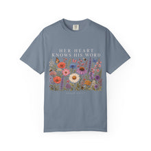 Load image into Gallery viewer, Floral Meadow T-Shirt Psalm 119:11 — Wildflower Garden Graphic Tee