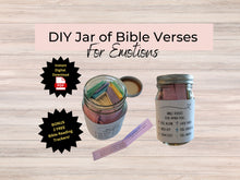 Load image into Gallery viewer, DIY Bible Verses In A Jar for Encouragement | Everything You Need to Do It Yourself