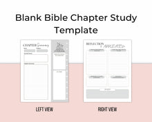Load image into Gallery viewer, Bible Chapter Study Printable