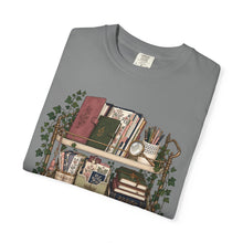 Load image into Gallery viewer, Bookish Shelf T-Shirt — Cozy Library Aesthetic Graphic Tee
