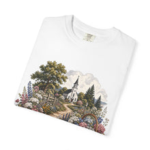 Load image into Gallery viewer, Vintage Church, Books &amp; Floral Faith Tee
