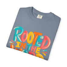 Load image into Gallery viewer, Rooted in the Word T-Shirt — Colorful Faith Graphic Tee
