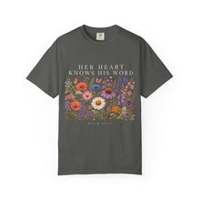 Load image into Gallery viewer, Floral Meadow T-Shirt Psalm 119:11 — Wildflower Garden Graphic Tee

