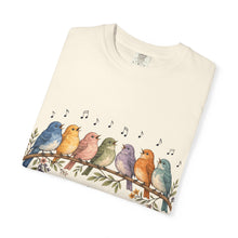 Load image into Gallery viewer, Let My Heart Sing His Praise T-Shirt — Watercolor Birds Psalm Christian Tee

