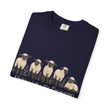 Load image into Gallery viewer, Known by the Shepherd John 10:14 Graphic T-Shirt — Cute Farm Animal Tee
