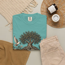 Load image into Gallery viewer, Grow Deep First T-Shirt — Rooted in God’s Word Tree &amp; Bible Graphic Tee
