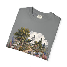 Load image into Gallery viewer, Vintage Church, Books &amp; Floral Faith Tee
