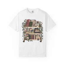 Load image into Gallery viewer, Bookish Shelf T-Shirt — Cozy Library Aesthetic Graphic Tee
