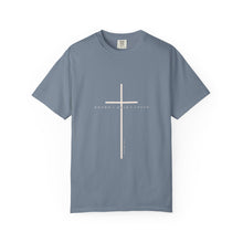 Load image into Gallery viewer, Gold Cross Isaiah 43:1 T-Shirt — Christian Faith Tee
