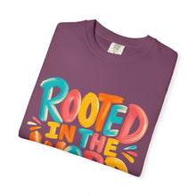 Load image into Gallery viewer, Rooted in the Word T-Shirt — Colorful Faith Graphic Tee

