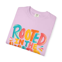 Load image into Gallery viewer, Rooted in the Word T-Shirt — Colorful Faith Graphic Tee
