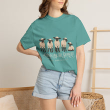 Load image into Gallery viewer, Known by the Shepherd John 10:14 Graphic T-Shirt — Cute Farm Animal Tee
