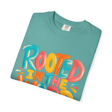 Load image into Gallery viewer, Rooted in the Word T-Shirt — Colorful Faith Graphic Tee
