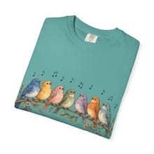 Load image into Gallery viewer, Let My Heart Sing His Praise T-Shirt — Watercolor Birds Psalm Christian Tee
