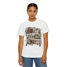 Load image into Gallery viewer, Bookish Shelf T-Shirt — Cozy Library Aesthetic Graphic Tee
