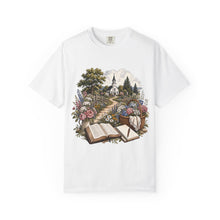 Load image into Gallery viewer, Vintage Church, Books &amp; Floral Faith Tee
