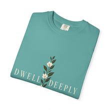 Load image into Gallery viewer, Olive Branch Colossians 3:16 T-Shirt — Minimal Botanical Cross Graphic Tee
