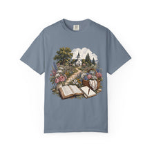 Load image into Gallery viewer, Vintage Church, Books &amp; Floral Faith Tee

