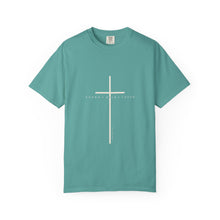 Load image into Gallery viewer, Gold Cross Isaiah 43:1 T-Shirt — Christian Faith Tee
