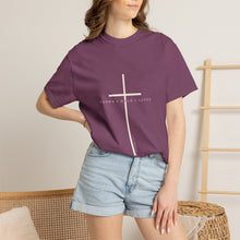 Load image into Gallery viewer, Gold Cross Isaiah 43:1 T-Shirt — Christian Faith Tee
