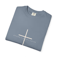 Load image into Gallery viewer, Gold Cross Isaiah 43:1 T-Shirt — Christian Faith Tee
