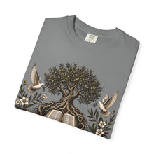 Load image into Gallery viewer, Grow Deep First T-Shirt — Rooted in God’s Word Tree &amp; Bible Graphic Tee
