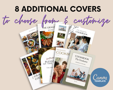 Load image into Gallery viewer, 40 Page Faith Based Cookbook Canva Template

