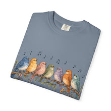 Load image into Gallery viewer, Let My Heart Sing His Praise T-Shirt — Watercolor Birds Psalm Christian Tee
