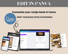Load image into Gallery viewer, 40 Page Faith Based Cookbook Canva Template
