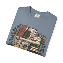 Load image into Gallery viewer, Bookish Shelf T-Shirt — Cozy Library Aesthetic Graphic Tee
