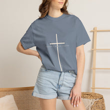 Load image into Gallery viewer, Gold Cross Isaiah 43:1 T-Shirt — Christian Faith Tee
