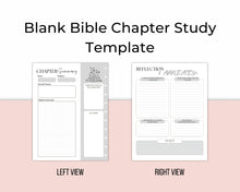 Load image into Gallery viewer, Bible Chapter Study Printable
